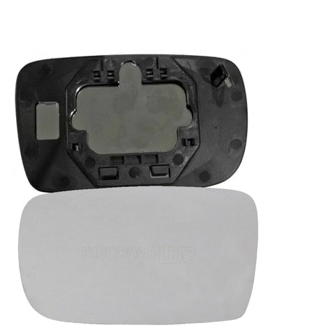 Piastra specchio sinistra convessa cromata, TOYOTA YARIS dal 04/1999 al 02/2003