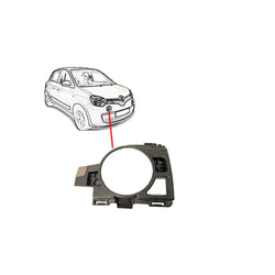 Supporto luce diurna destra, compatibile con RENAULT TWINGO dal 01/2014