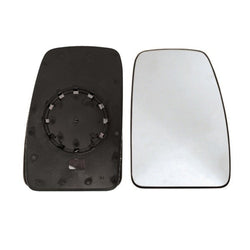 Piastra specchio destra convessa cromata termica, compatibile con OPEL MOVANO dal 01/2003 al 12/2009