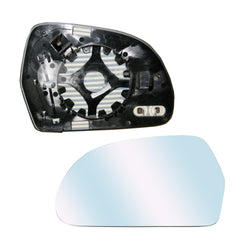 Piastra specchio sinistra asferica termica cromata, compatibile con AUDI A3 dal 07/2008 al 03/2012