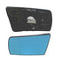 Piastra specchio sinistro convessa termica blu, compatibile con MERCEDES C CLASSE dal 06/1993 al 06/2000