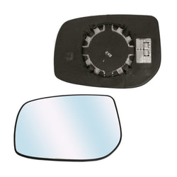 Piastra specchio sinistra convessa termica cromata, compatibile con TOYOTA AURIS dal 01/2007 al 02/2010