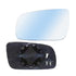 Piastra specchio sinistro asfericatermica blu grande, compatibile con VOLKSWAGEN BORA dal 09/1998 al 12/2005
